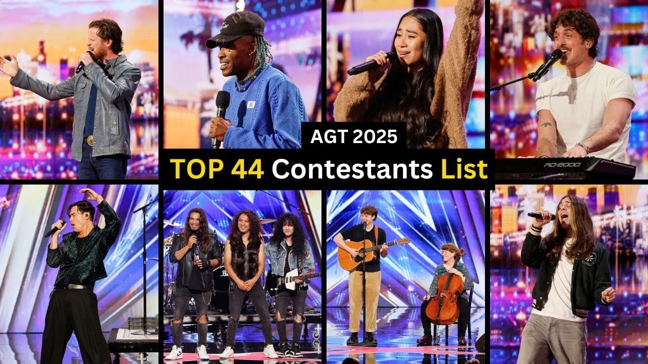 AGT 2025 Top 44 Finalist Revealed! Who will win America’s Got Talent 2025
